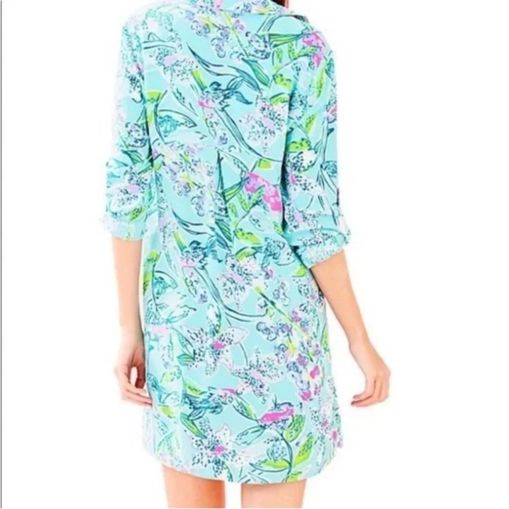 NWT Lilly Pulitzer-Lilith Tunic Dress Bali Blue Sway This Way - Picture 4 of 6